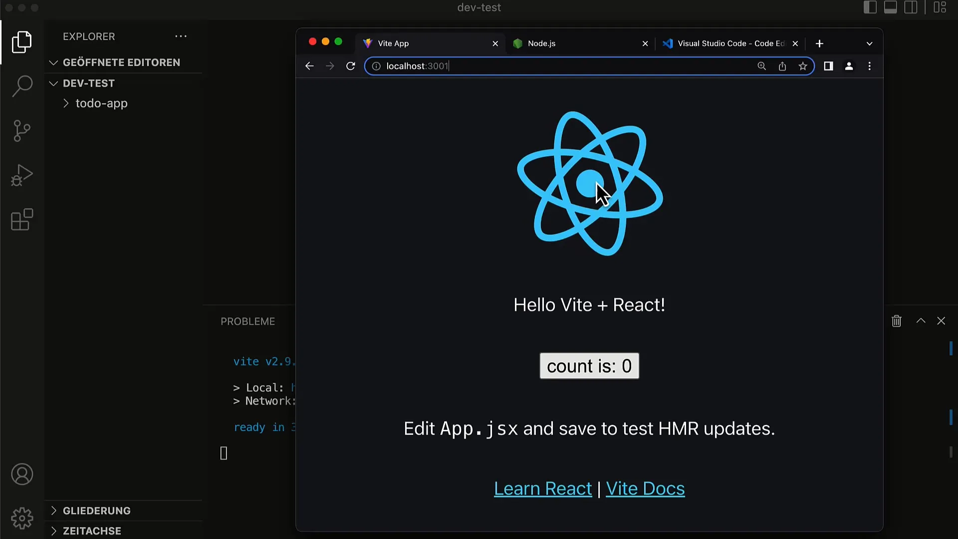 Membuat lingkungan pengembangan React dengan mudah