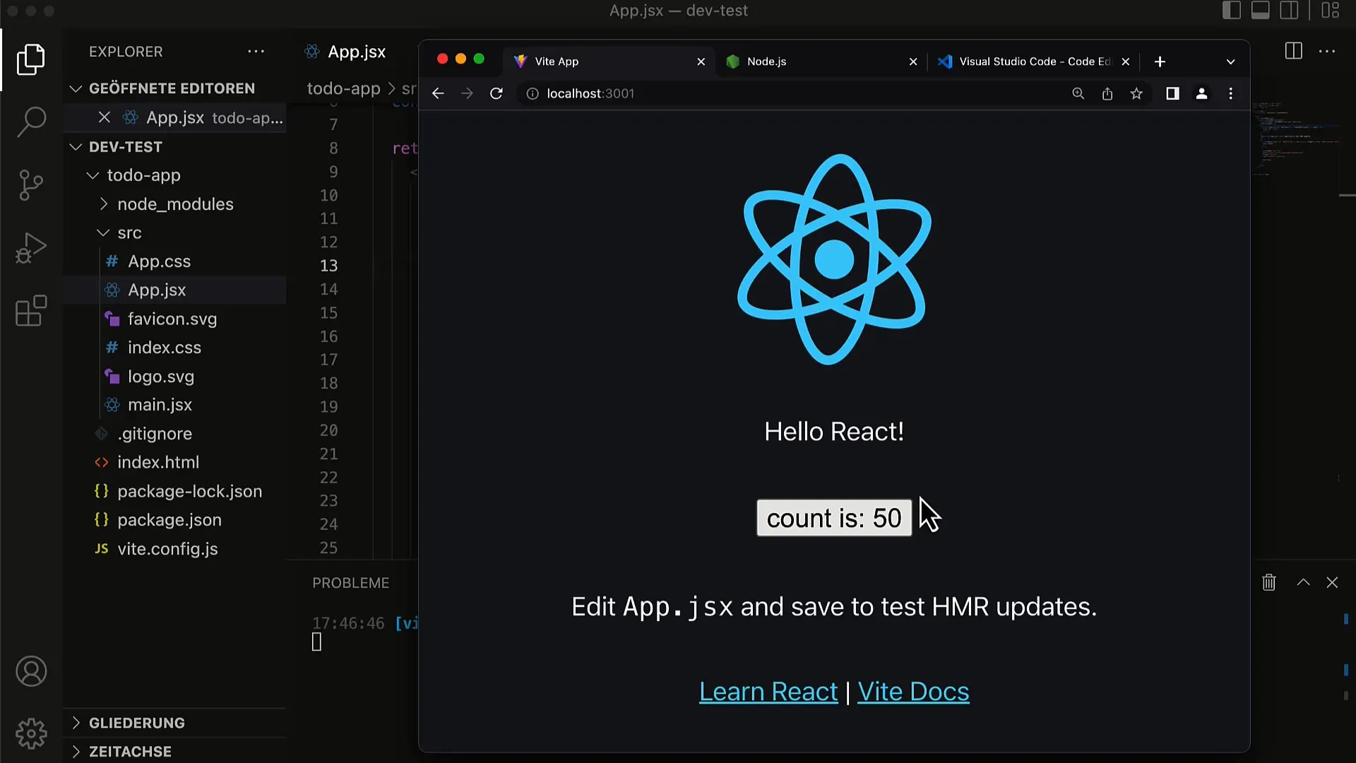 Membuat lingkungan pengembangan React dengan mudah