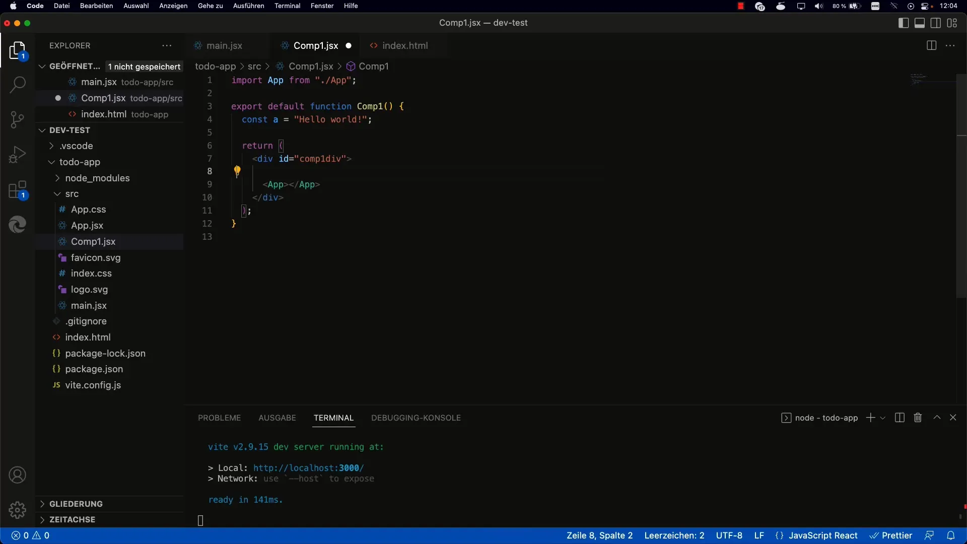 Zustand mit useState in React effektiv verwalten