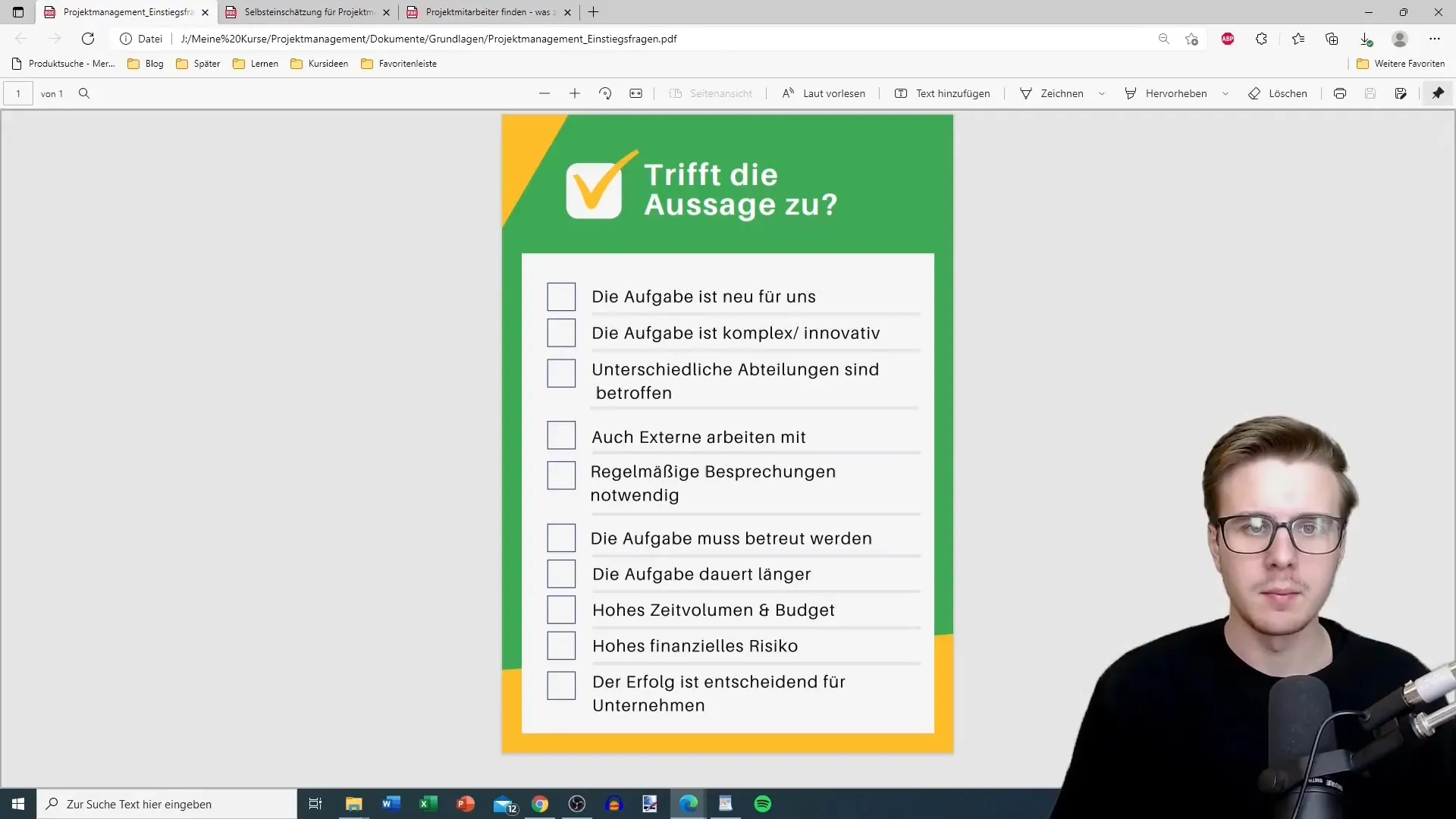 Ist Projektmanagement notwendig? Eine umfassende Checkliste