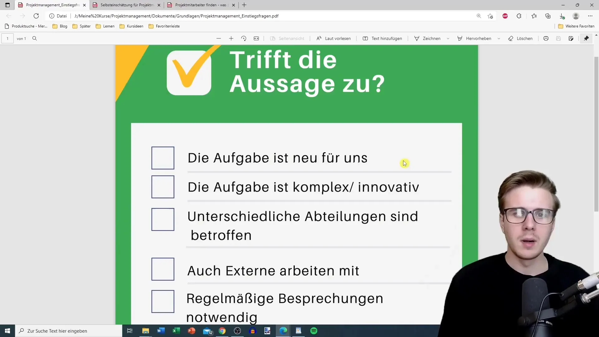 Ist Projektmanagement notwendig? Eine umfassende Checkliste