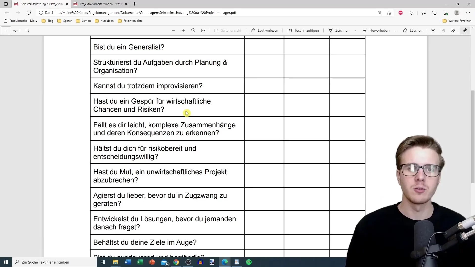 Autoevaluación en la gestión de proyectos - Pasos importantes para ti