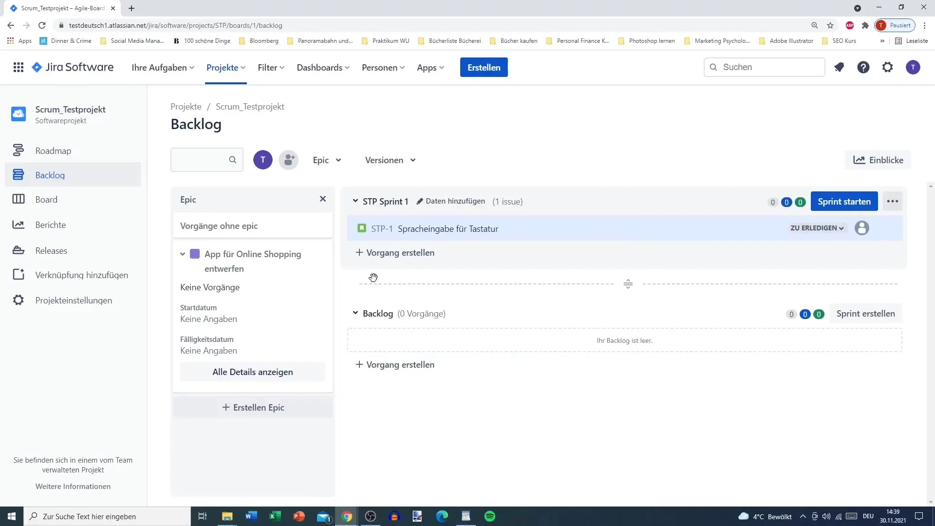 Optimale Verwaltung von Epics in Jira