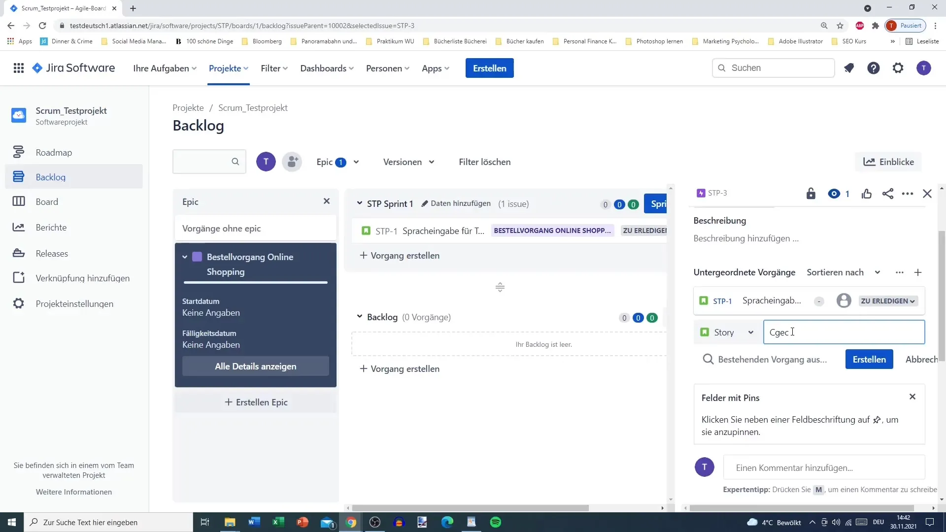 Optimale Verwaltung von Epics in Jira
