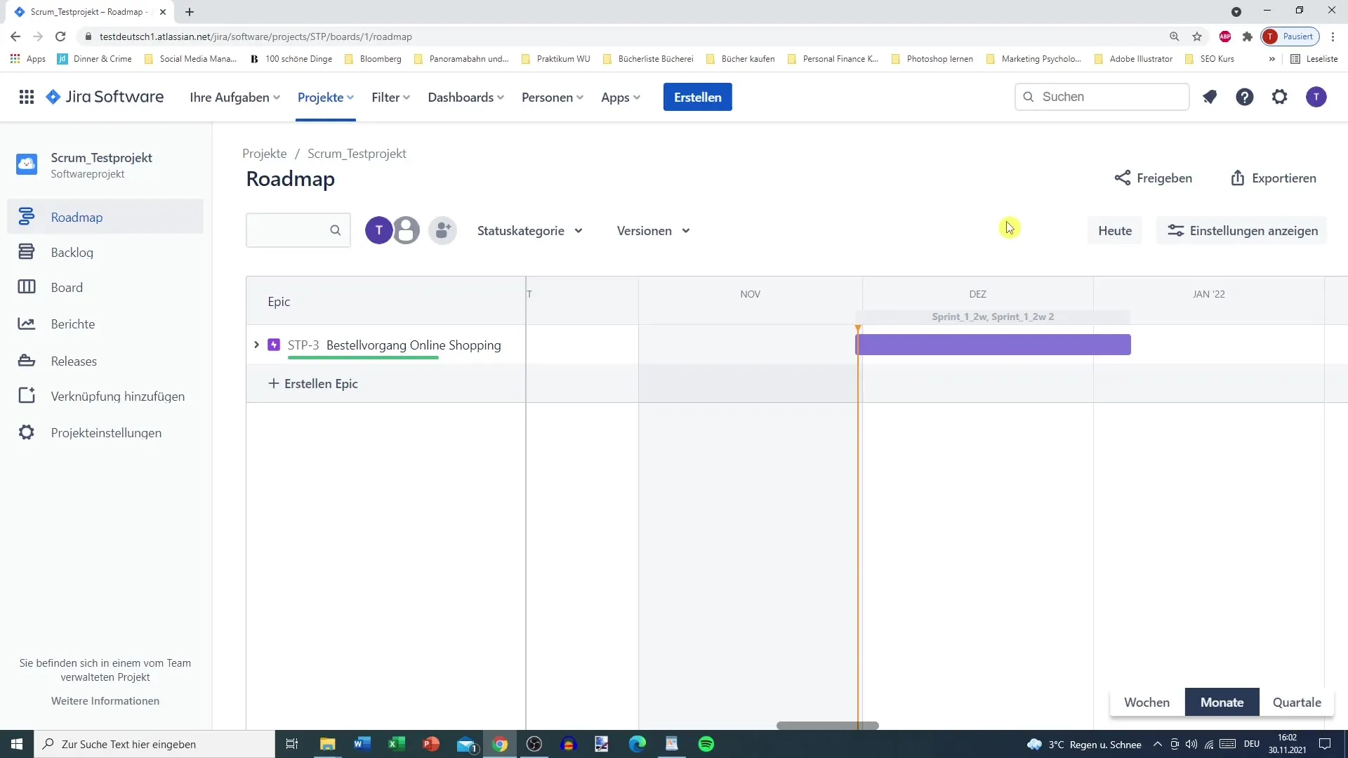 Jira Roadmap effektiv nutzen