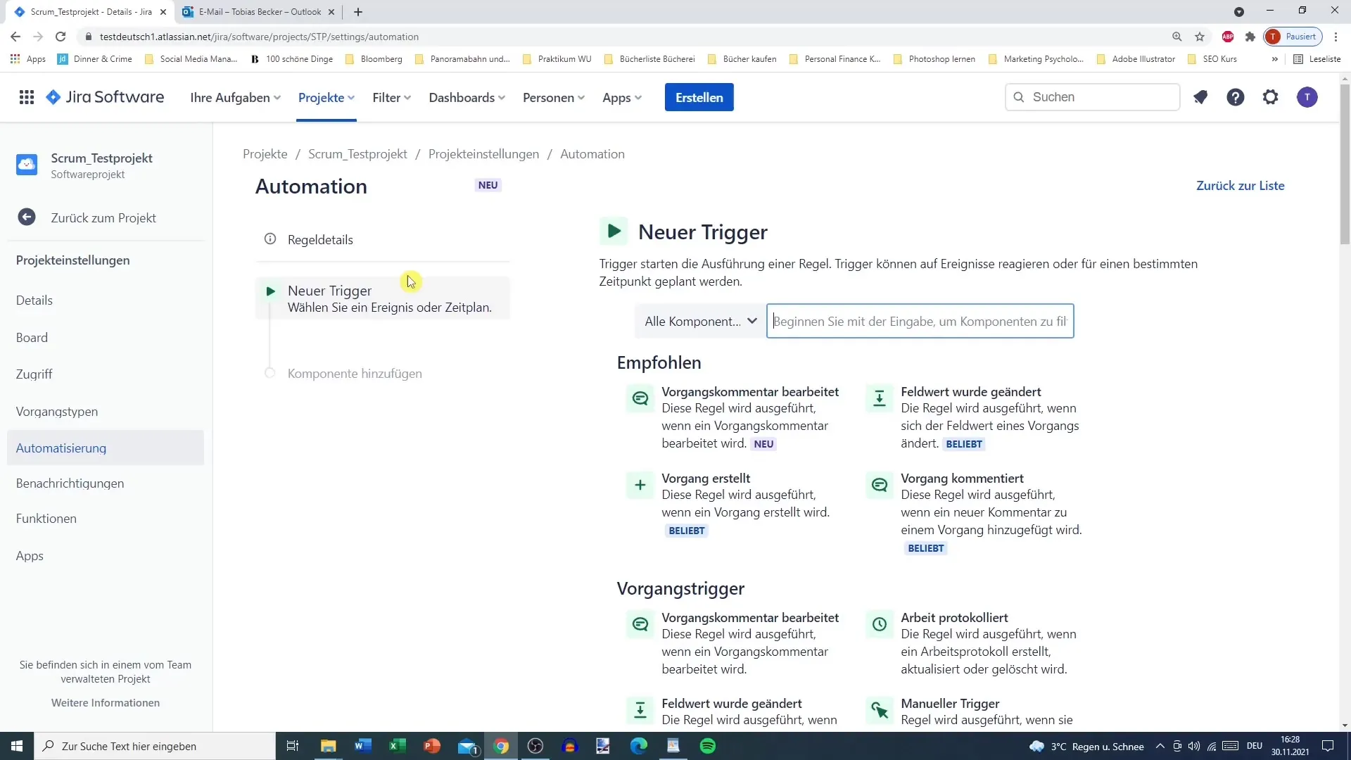 Automatización en Jira: Configurar notificaciones por correo electrónico