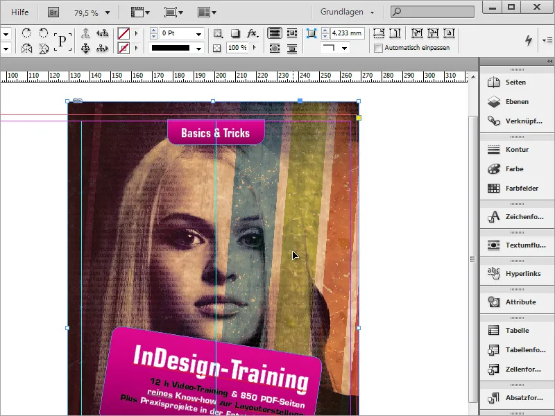 DVD cover and DVD label design - Part 2: Finishing the cover