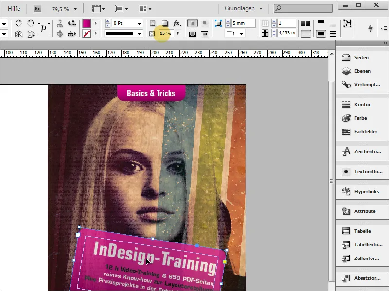 DVD cover and DVD label design - Part 2: Finishing the cover