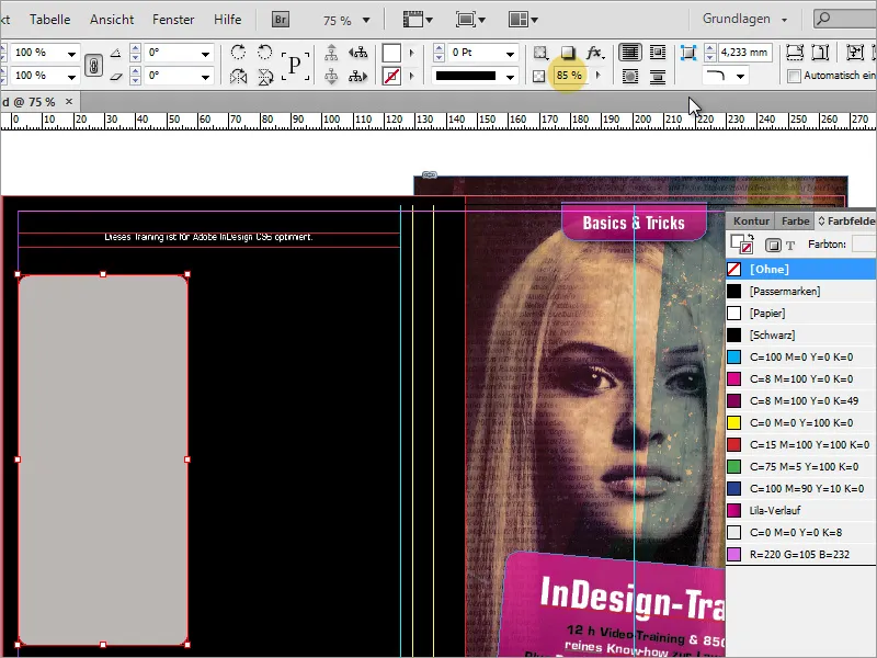 DVD cover and DVD label design - Part 2: Finishing the cover