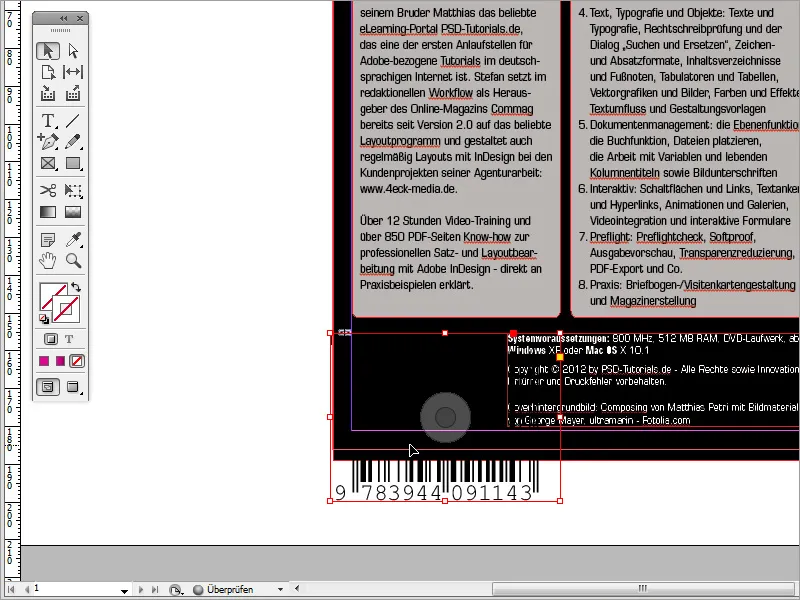 DVD cover and DVD label design - Part 2: Finishing the cover