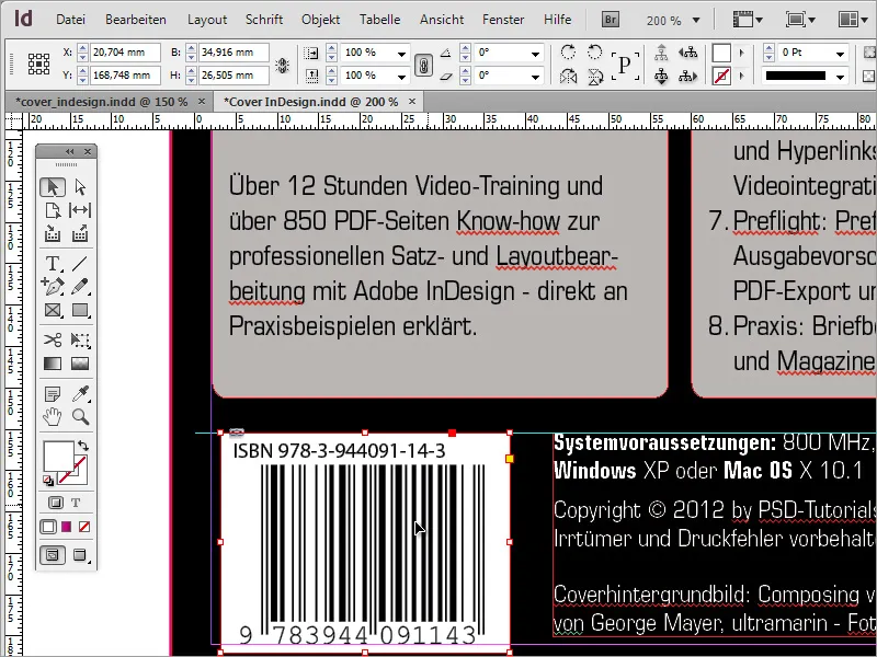 DVD-Cover und DVD-Label gestalten - Teil 2: Fertigstellung des Covers