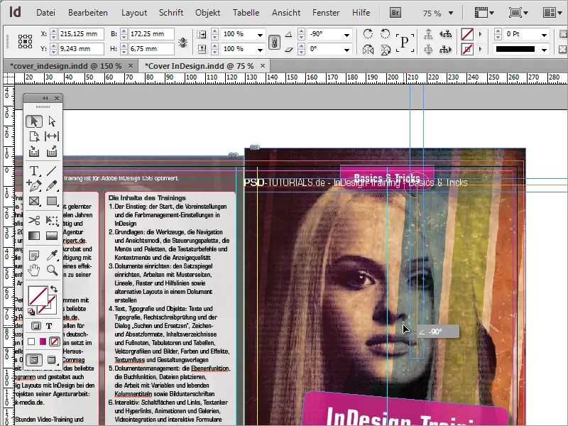 DVD cover and DVD label design - Part 2: Finishing the cover
