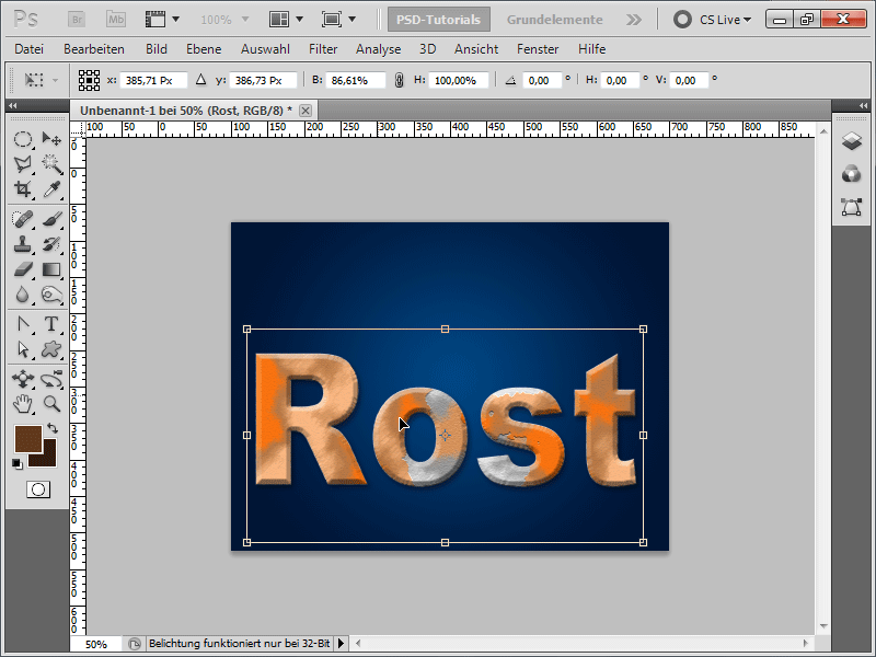 Rust - 6 varianter for å lage en rusttekstur/en rusttekst