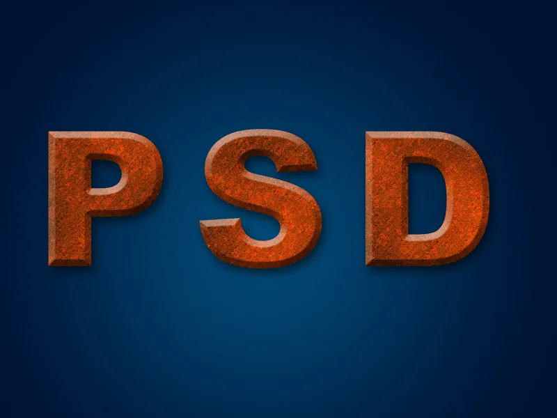 Rust Effect - 6 variations for rust textures and rust text in Photoshop