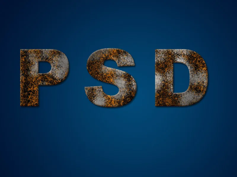 Rust - 6 varianter for å lage en rust tekstur/en rust tekst