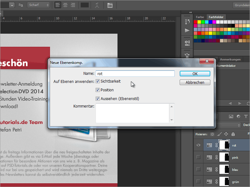 Tipps &amp; Tricks zu Adobe InDesign: Photoshop-Dateien importieren und Ebenenkompositionen clever nutzen