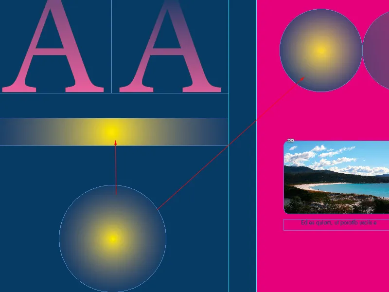 Η πιπέτα και το εργαλείο μέτρησης στο InDesign