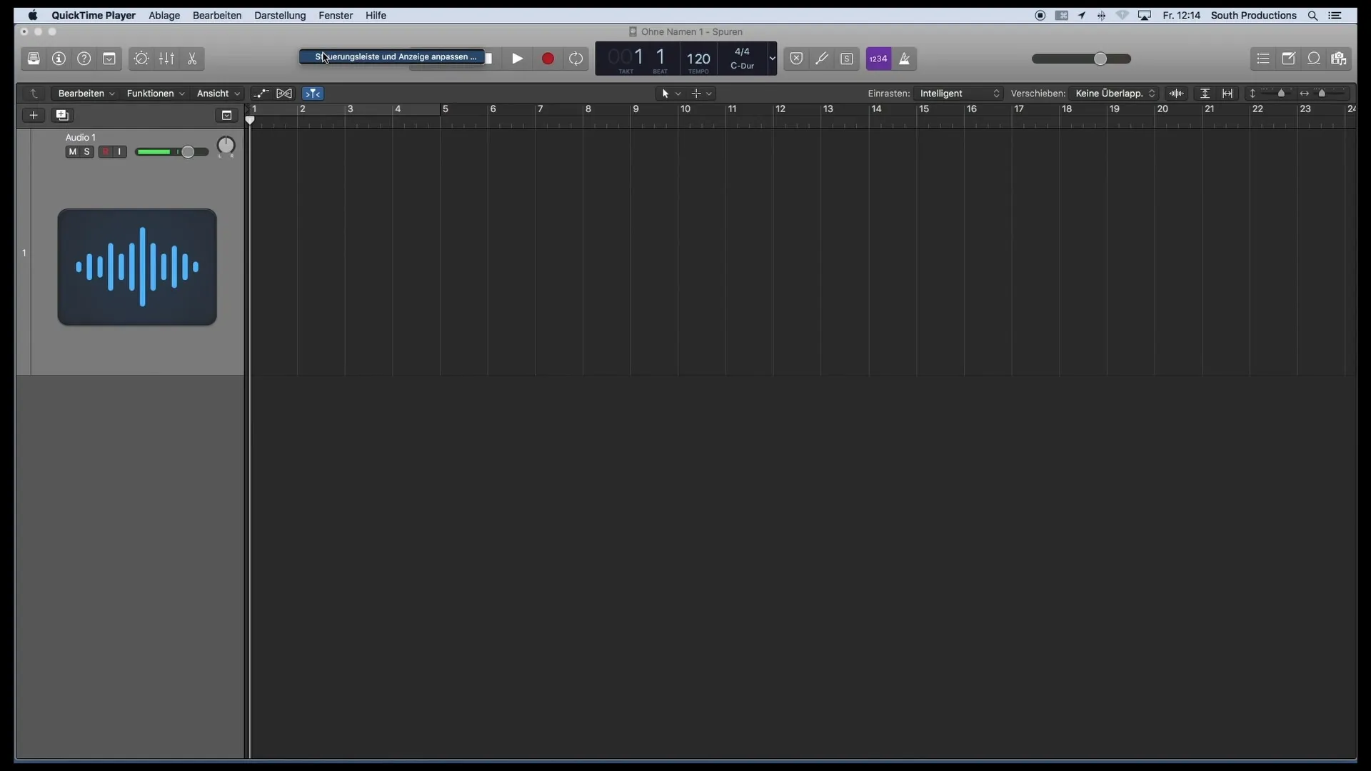 Understanding music production with Logic Pro X - Main window
