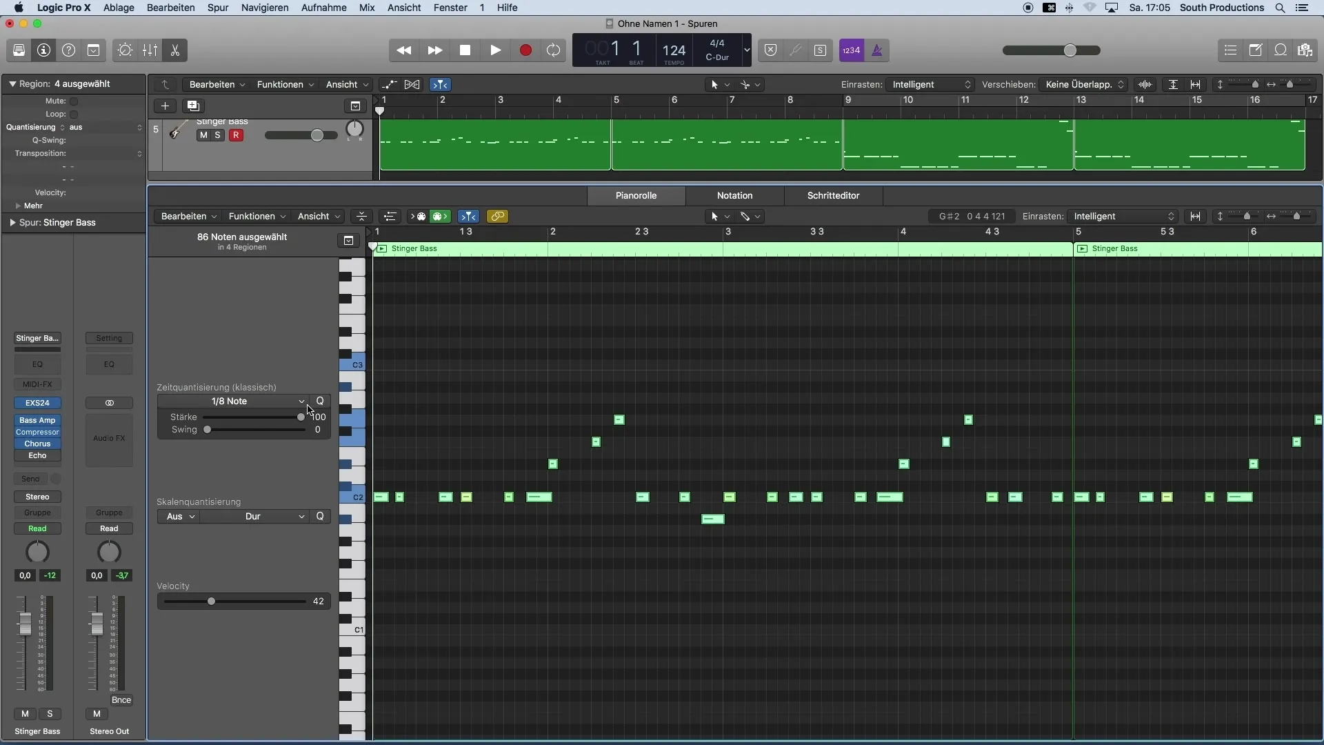 Quantizzazione MIDI in Logic Pro X per un groove perfetto