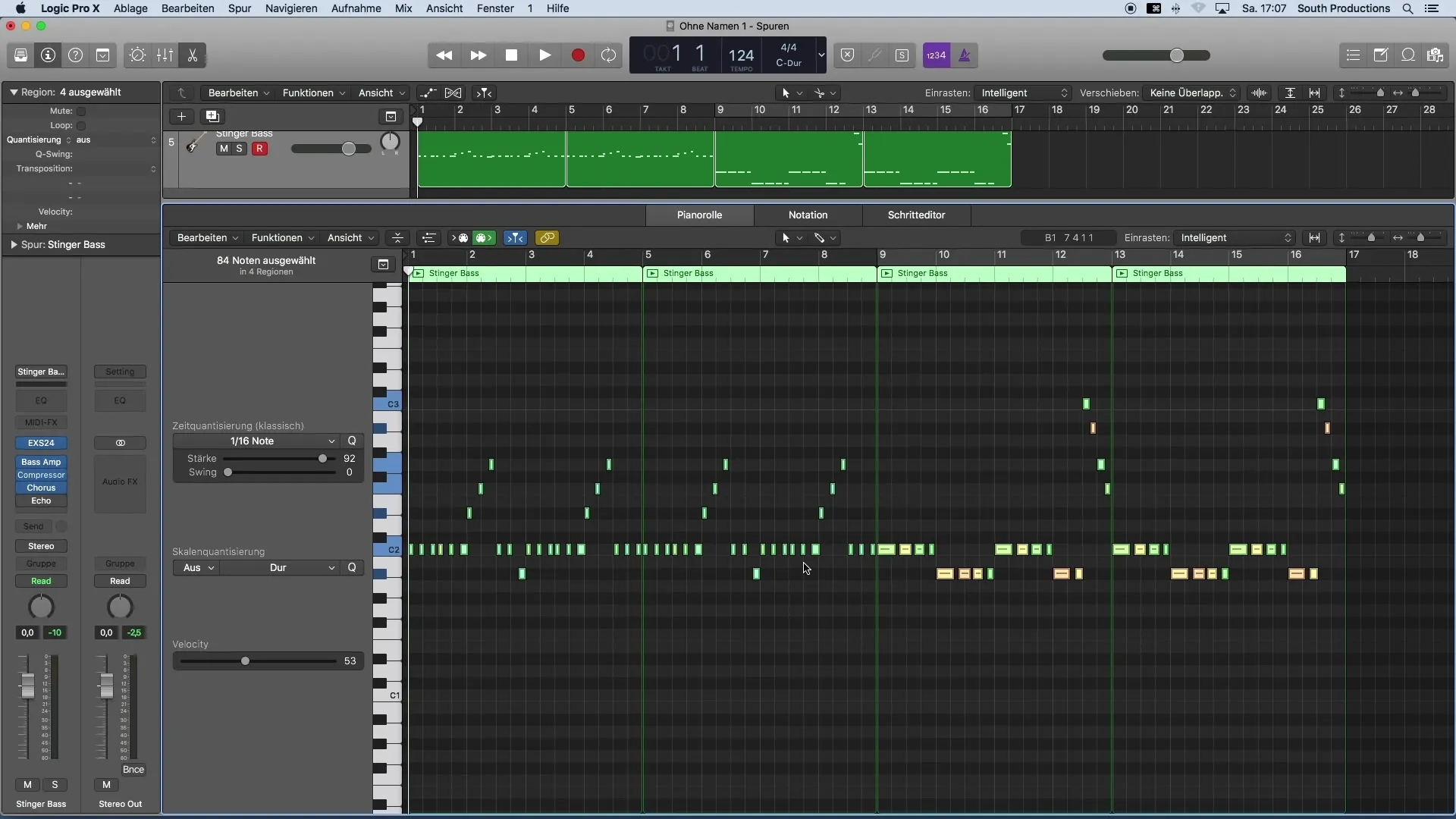 Quantizzazione MIDI in Logic Pro X per un groove perfetto