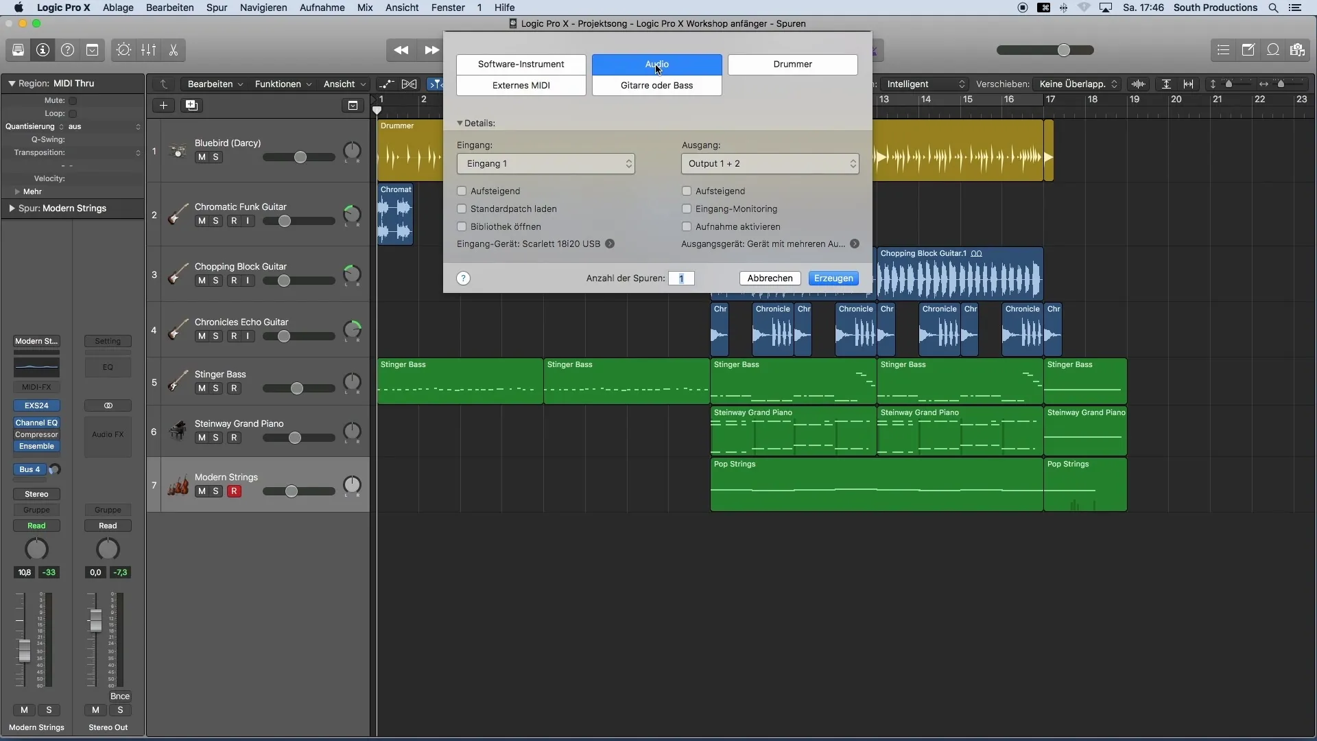 Vocals aufnehmen in Logic Pro X - Ein Leitfaden