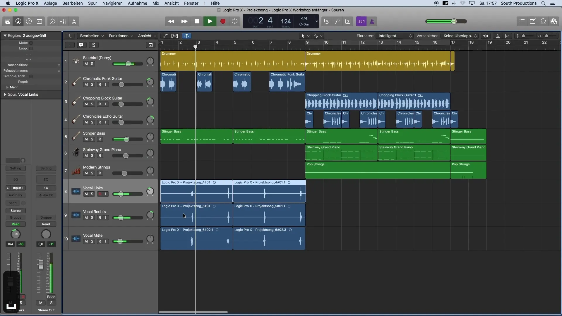 Vocals aufnehmen in Logic Pro X - Ein Leitfaden