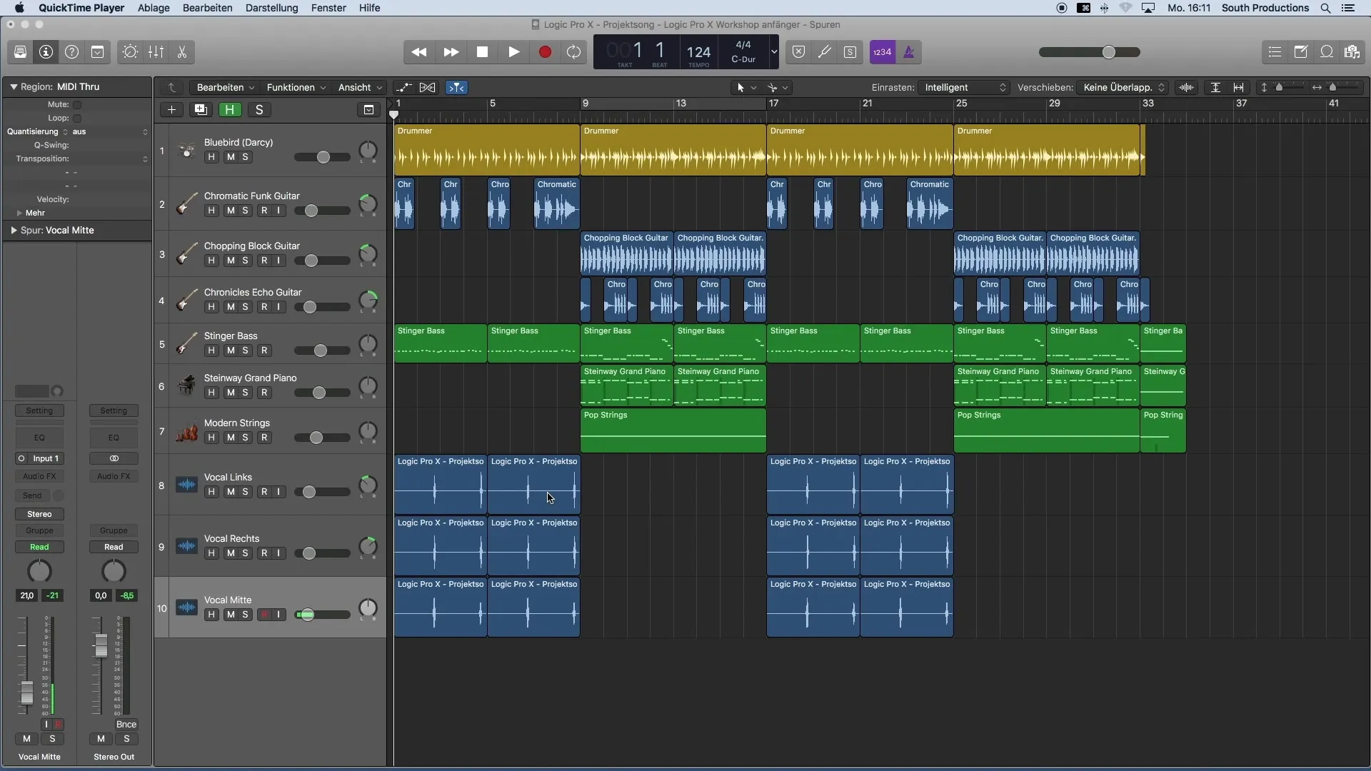 Vocalbearbeitung in Logic Pro X – Tipps und Tricks