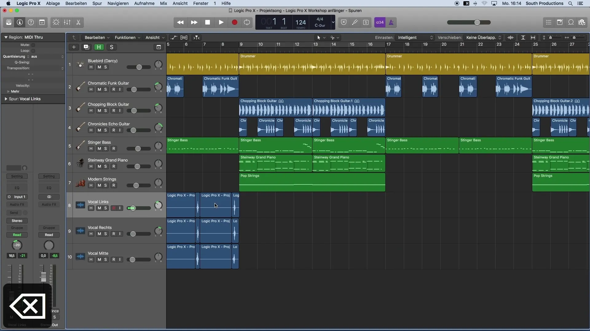 Vocalbearbeitung in Logic Pro X – Tipps und Tricks