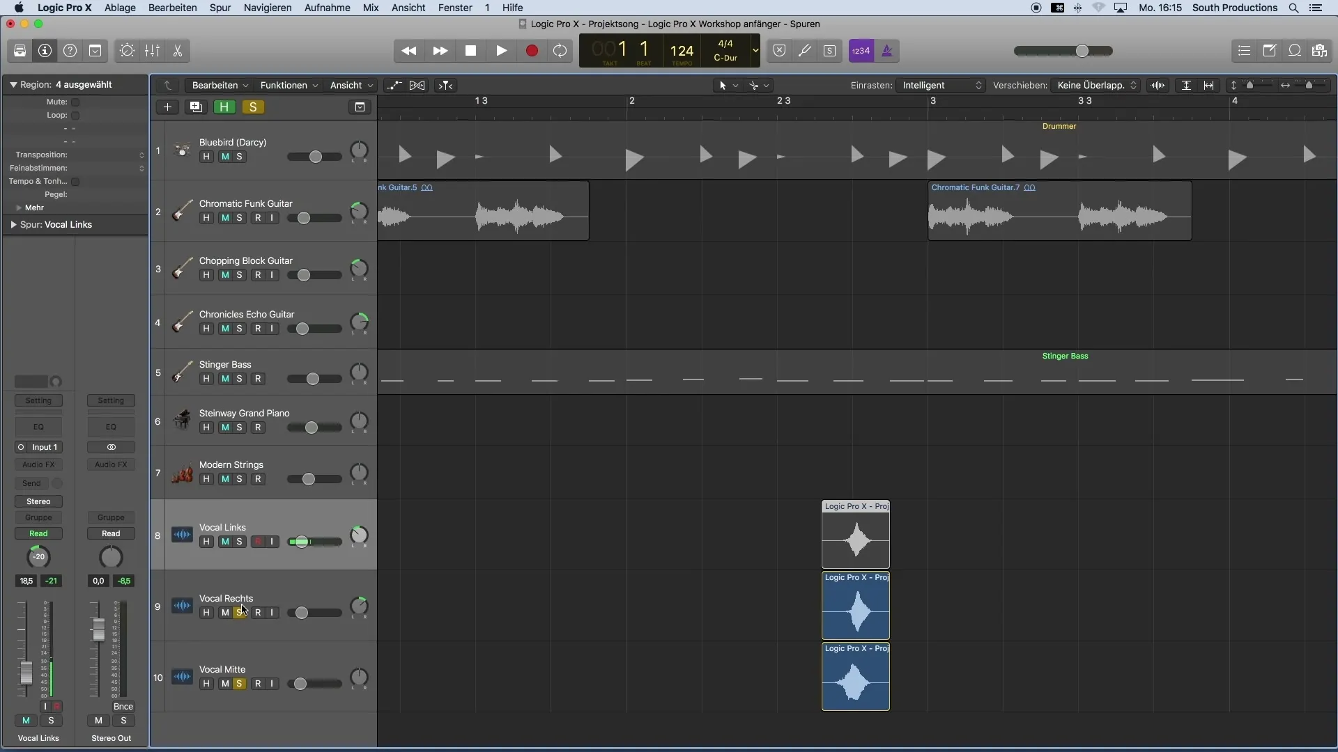 Vocalbearbeitung in Logic Pro X – Tipps und Tricks