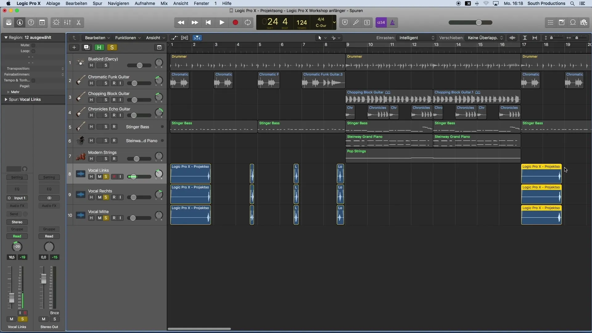 Vocalbearbeitung in Logic Pro X – Tipps und Tricks