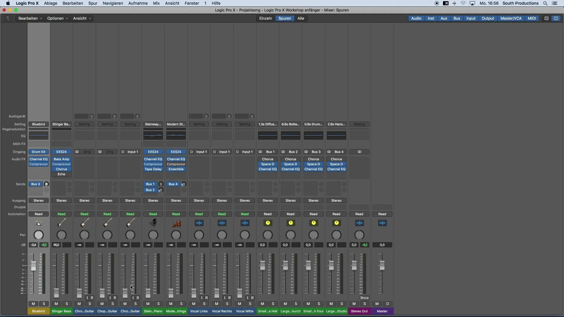 Einstieg in Roughmix mit Logic Pro X
