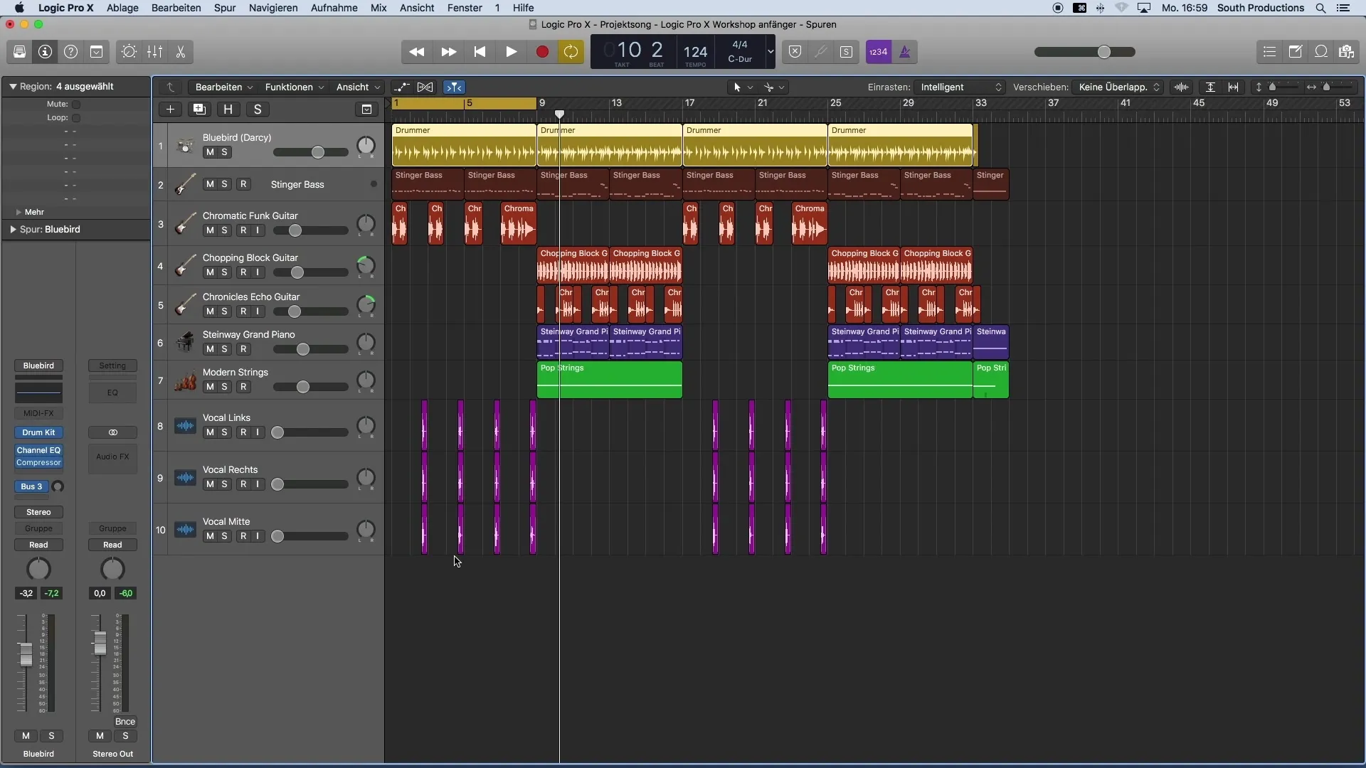 Einstieg in Roughmix mit Logic Pro X