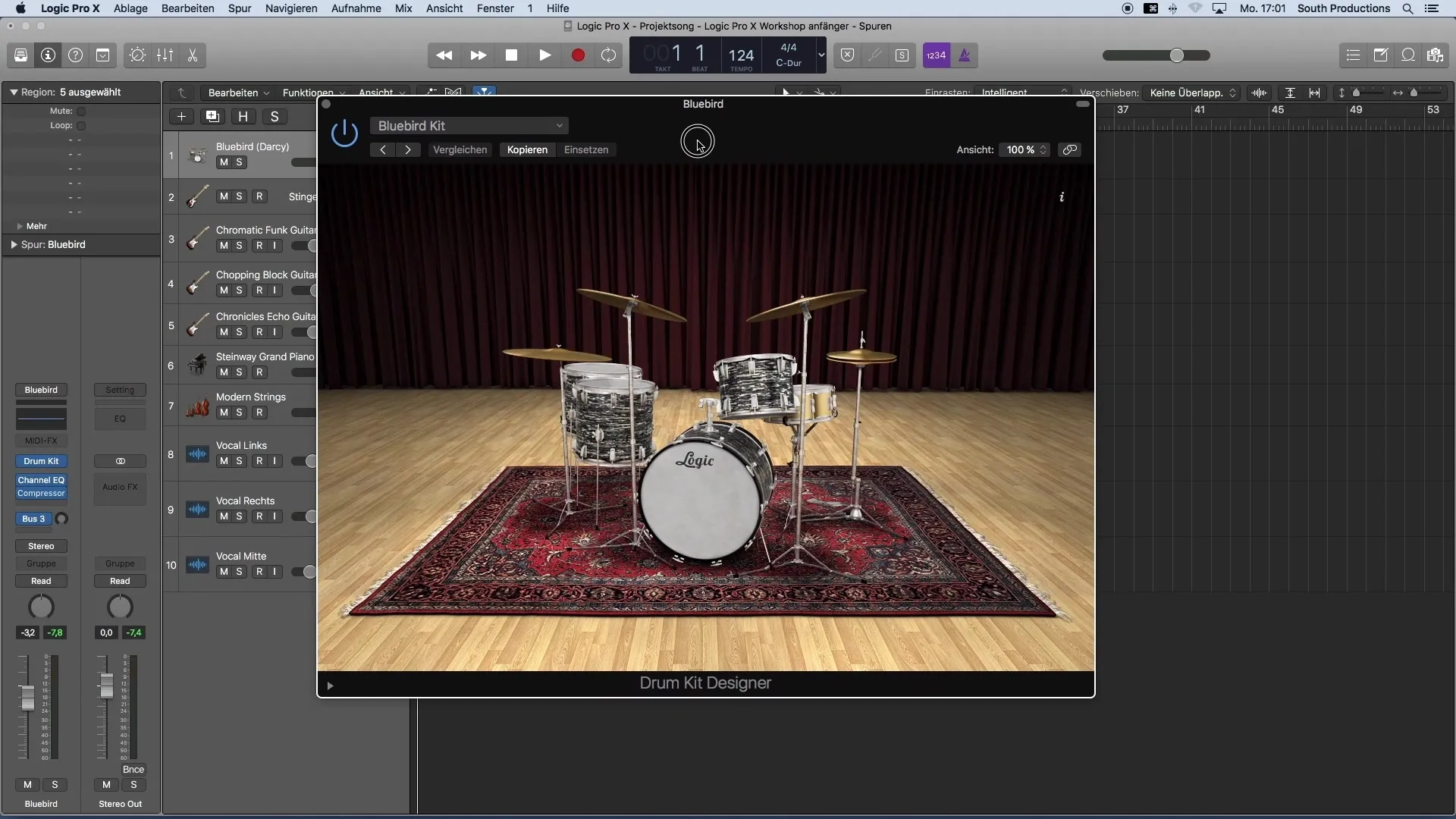 Einstieg in Roughmix mit Logic Pro X