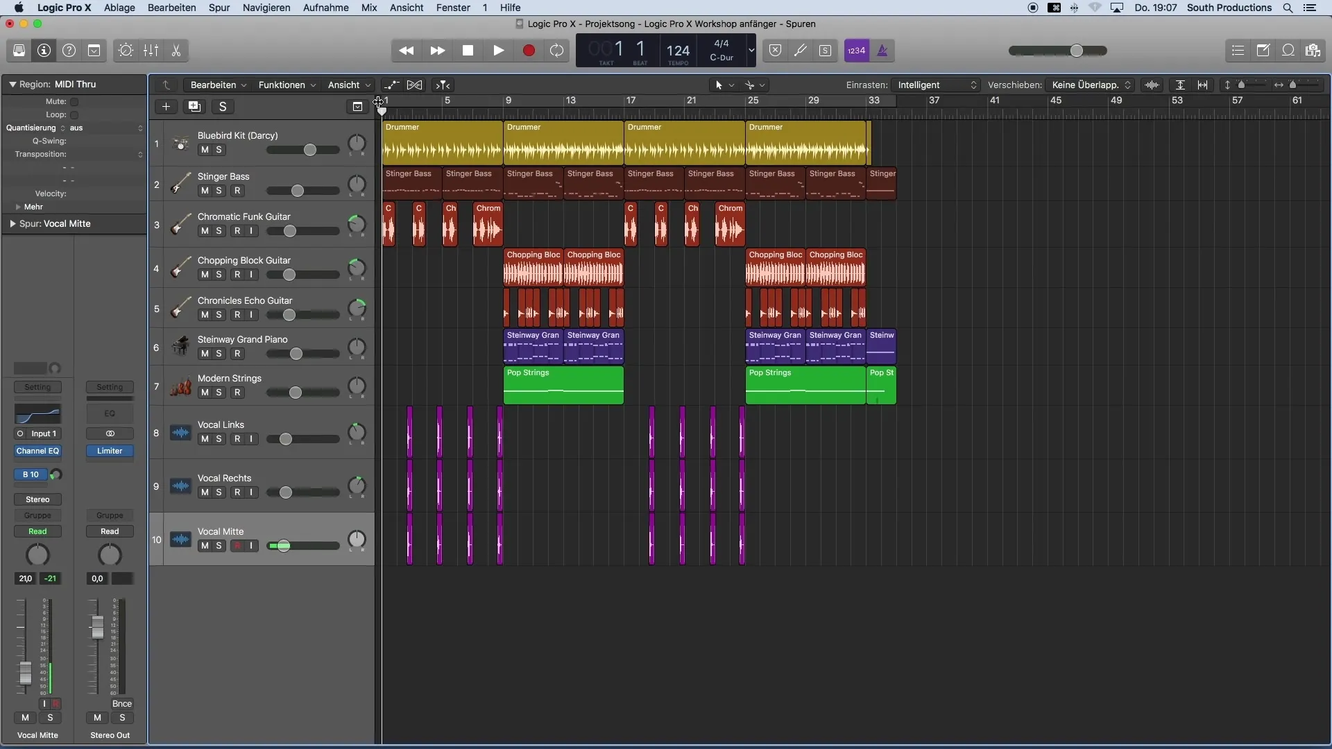 Export professional music production with Logic Pro X
