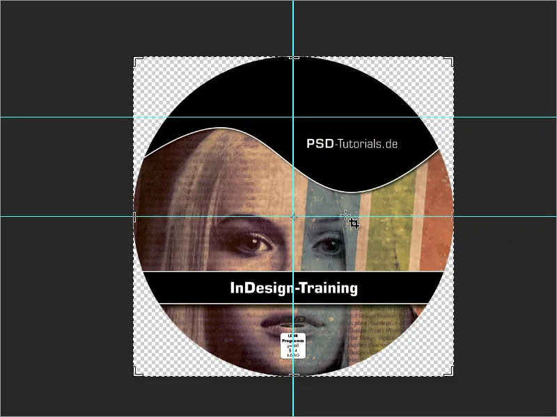 Membuat cover DVD dan label DVD - Bagian 3: Membuat label di Photoshop