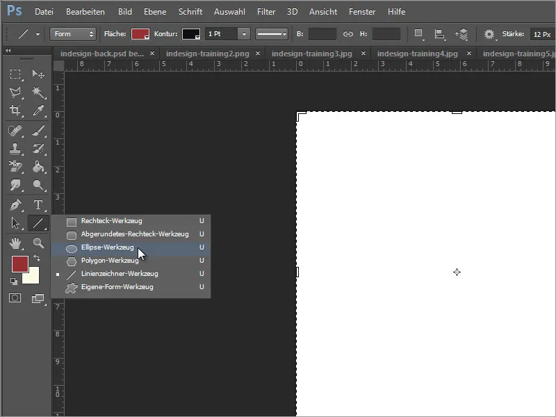 Membuat desain cover DVD dan label DVD - Bagian 3: Membuat label di Photoshop