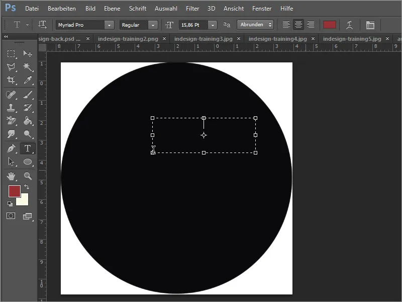 Membuat Cover DVD dan Label DVD - Bagian 3: Membuat Label menggunakan Photoshop