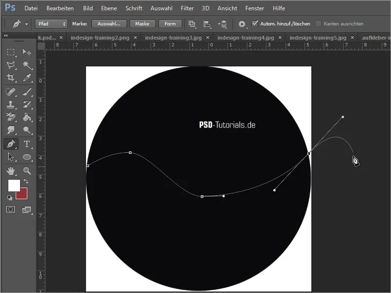 Mendesain cover dan label DVD - Bagian 3: Membuat label di Photoshop