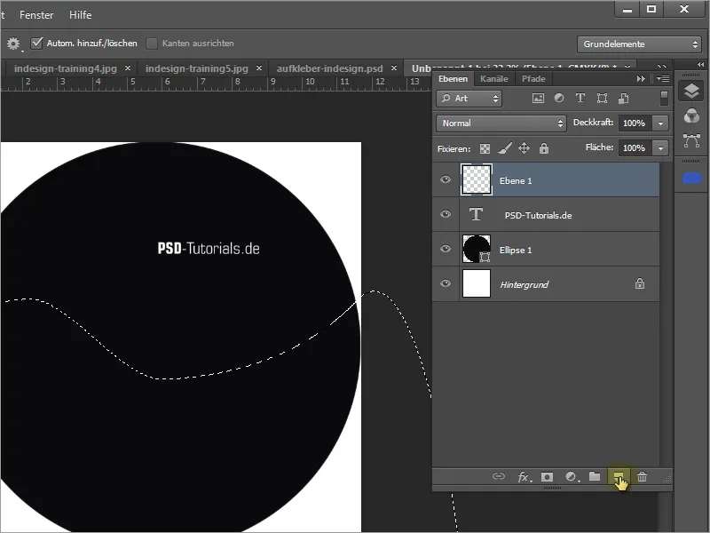 Membuat desain cover dan label DVD - Bagian 3: Membuat label di Photoshop