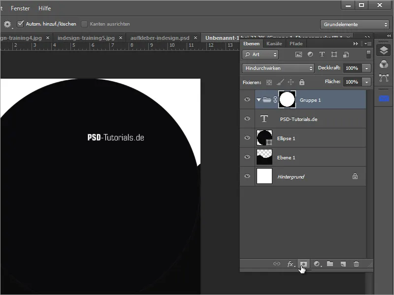 Mendesain cover DVD dan label DVD - Bagian 3: Membuat label di Photoshop