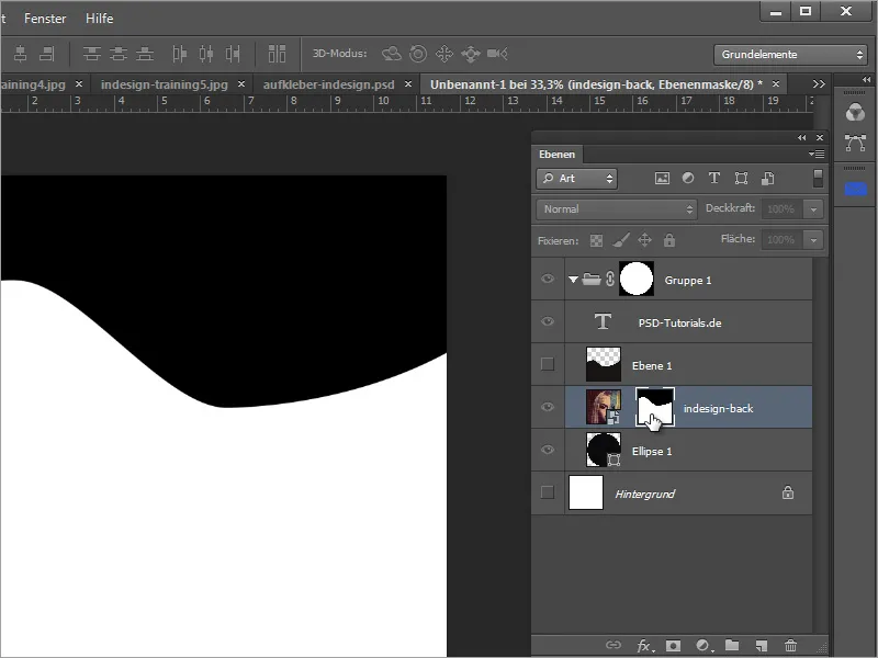 Mendesain sampul DVD dan label DVD - Bagian 3: Membuat label di Photoshop