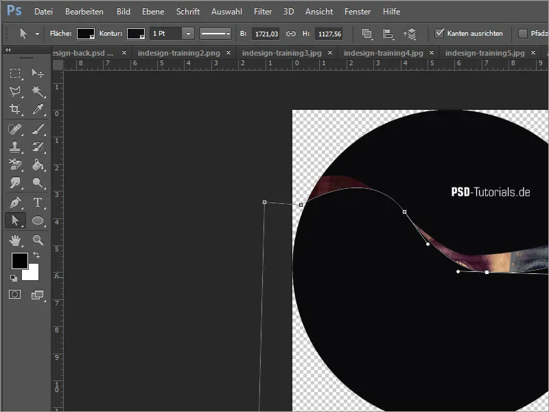 Membuat cover dan label DVD - Bagian 3: Membuat label di Photoshop