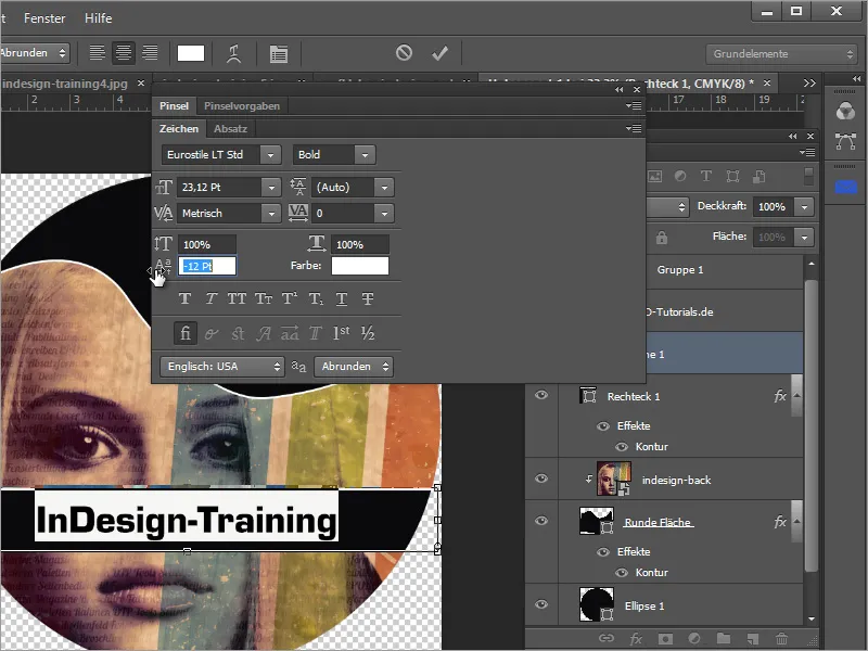 Membuat cover DVD dan label DVD - Bagian 3: Membuat label di Photoshop.