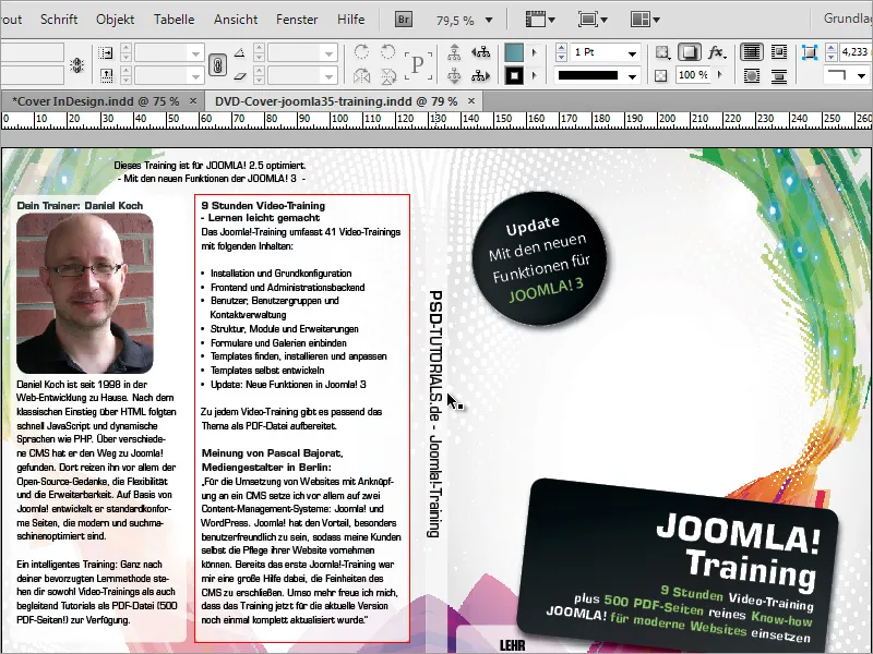 DVD cover and DVD label design - Part 3: Creating labels in Photoshop