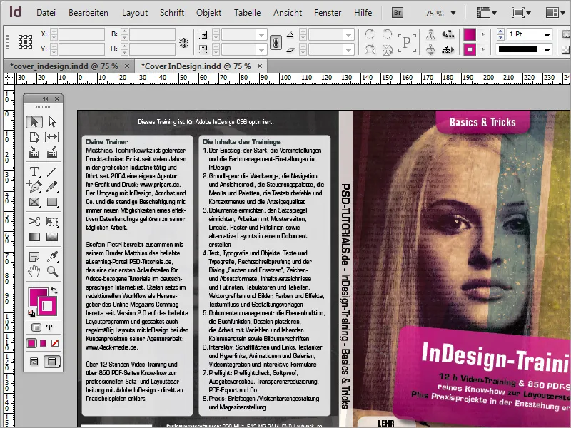 DVD-Cover und DVD-Label gestalten - Teil 3: Label erstellen in Photoshop