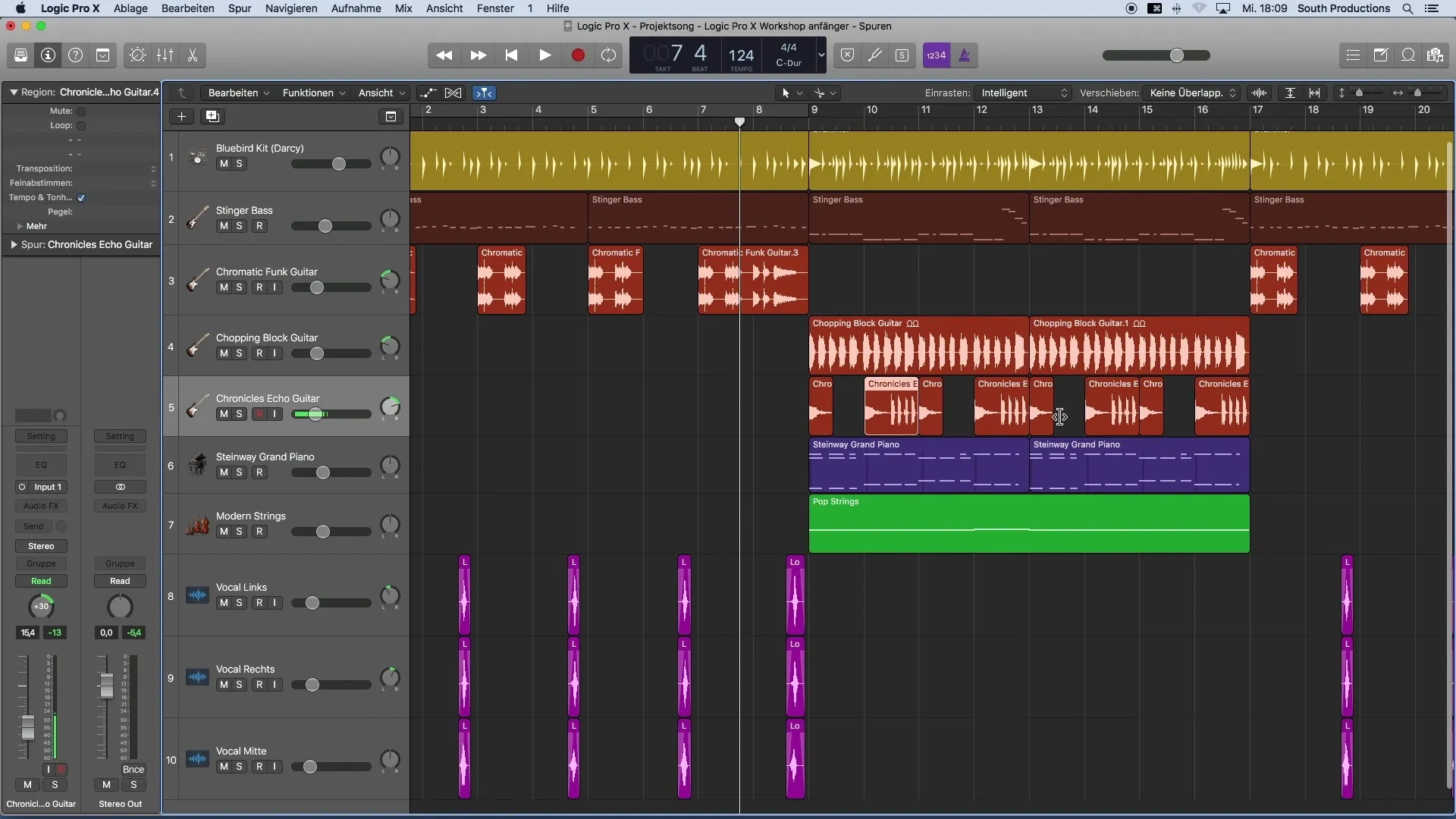 Regolare efficacemente i livelli di volume in Logic Pro X