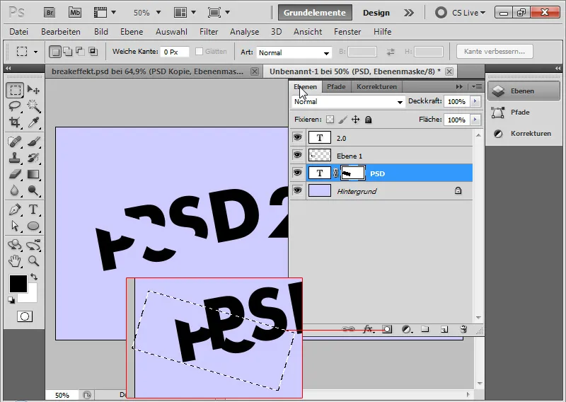 Breakeffekt for typografi og layout