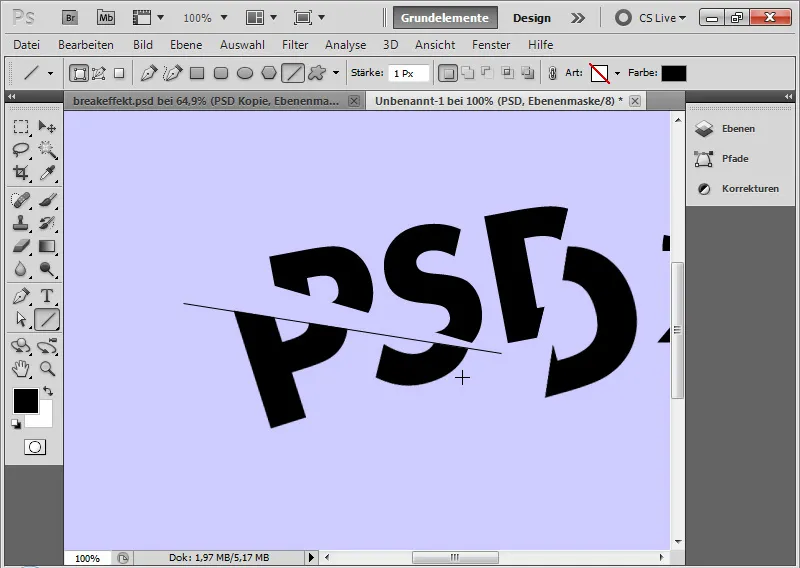 Effekt for typografi og layout
