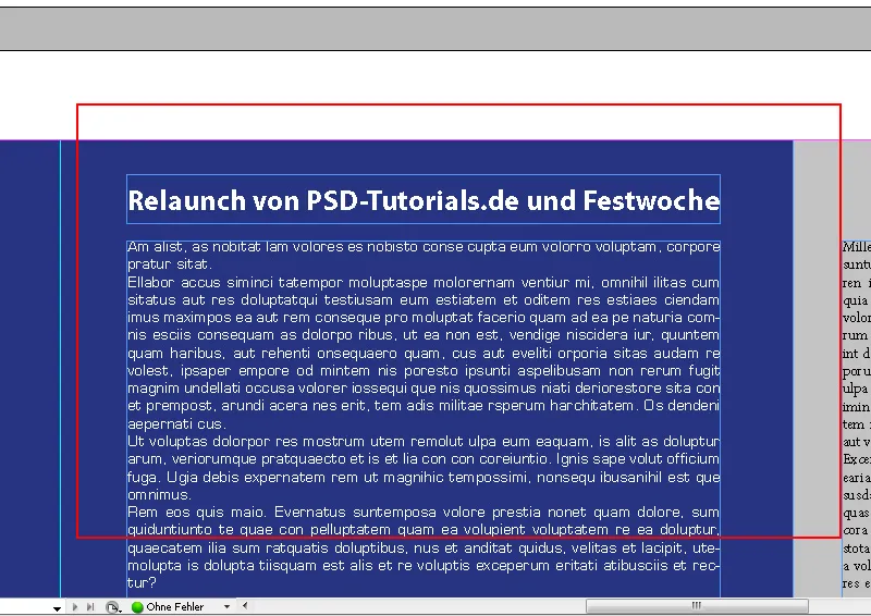 Τα εργαλεία χειρός και ζουμ στο InDesign