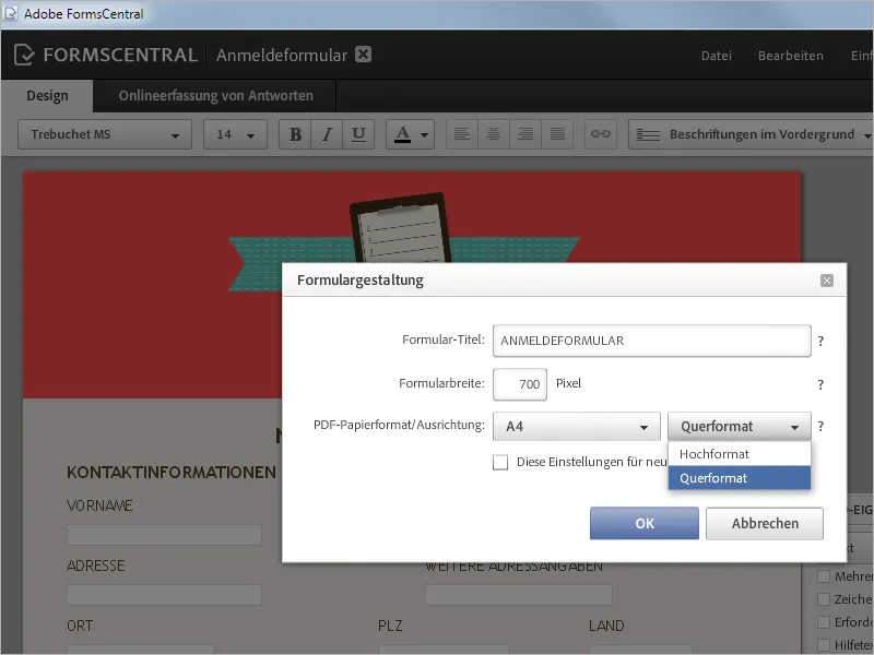 Formulare verteilen und Rückläufer verwalten mit Acrobat und FormsCentral